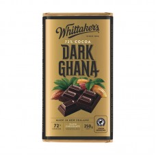 Whittaker‘s 惠特克 加纳黑巧克力 250克（72%可可）